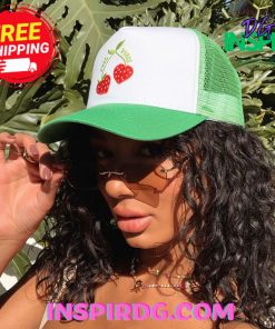 Princess Polly GOOD VIBES TRUCKER HAT GREEN
