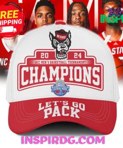 State Wolfpack 2024 Champions ACC Men’s Basketball White Cap