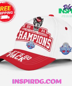 State Wolfpack 2024 Champions ACC Men’s Basketball White Cap