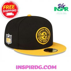 New Era Pittsburgh Steelers 2023 Sideline Team Patch 59FIFTY Fitted Hat