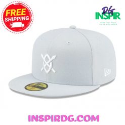 New Era X Daily Paper Gray 59FIFTY Fitted Cap