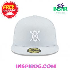 New Era X Daily Paper Gray 59FIFTY Fitted Cap