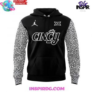 Cincinnati Bearcats Black Cat Alternate Uniform Edition Hoodie