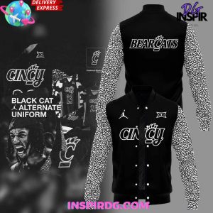 Cincinnati Bearcats Black Cat Alternate Uniform Edition Jacket