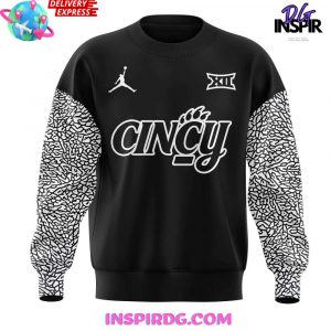 Cincinnati Bearcats Black Cat Alternate Uniform Edition Sweatshirt