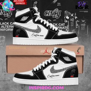 Cincinnati Bearcats Black Cat Nike Air Jordan 1