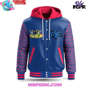 Phish Riviera Maya 2025 Hooded Varsity Jacket