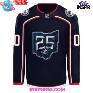 Columbus Blue Jackets 25th Anniversary Special Hockey Jersey
