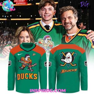 Anaheim Ducks Quack Attack Retro Edition Hockey Jersey