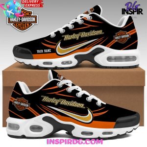 Harley Davidson Custom Name Nike Air Plus Shoes