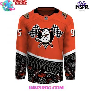 2025 Lightning McQueen x Anaheim Ducks Special Hockey Jersey