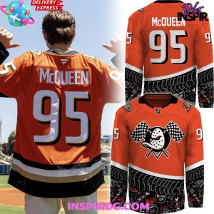 2025 Lightning McQueen x Anaheim Ducks Special Hockey Jersey